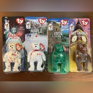 McDonald's Ty Set of 4 International Bears
